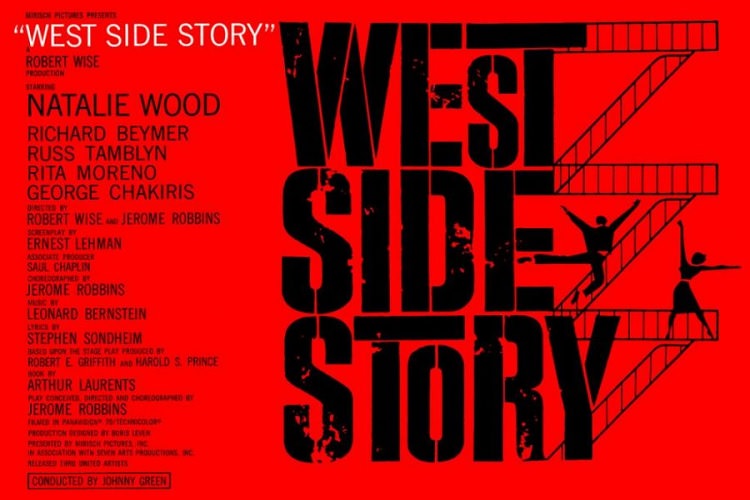 W stories. West Side story 1961. Афиша к мюзиклу Вестсайдская история. 1961 West Side story обложка. «Вестсайдская история» (1961 афиша.
