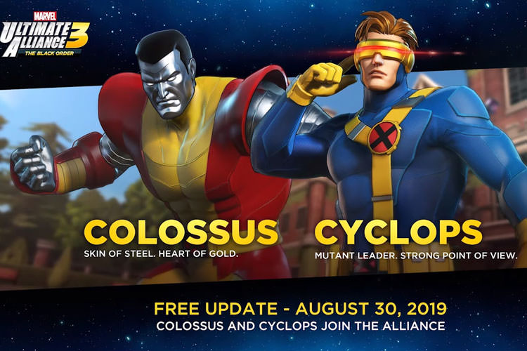 سایکلاپس و کلوسوس به رایگان به Marvel Ultimate Alliance 3 اضافه می‌شوند