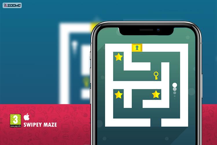 معرفی بازی موبایل Swipey Maze؛ عبور از گذرگاه پرستاره