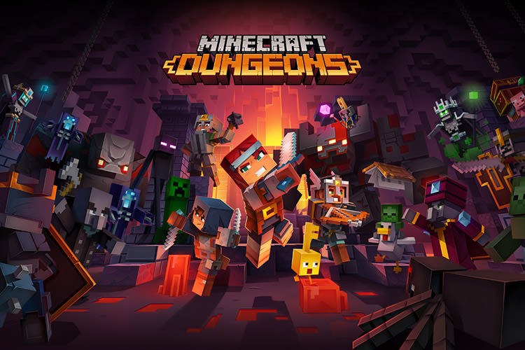ماه انتشار بازی Minecraft: Dungeons اعلام شد [X019]