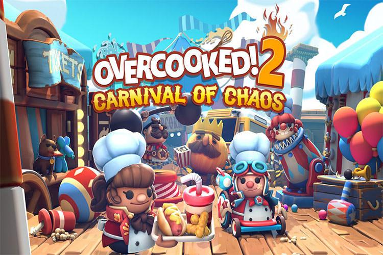بسته الحاقی نهایی بازی Overcooked 2 با نام Carnival of Chaos معرفی شد