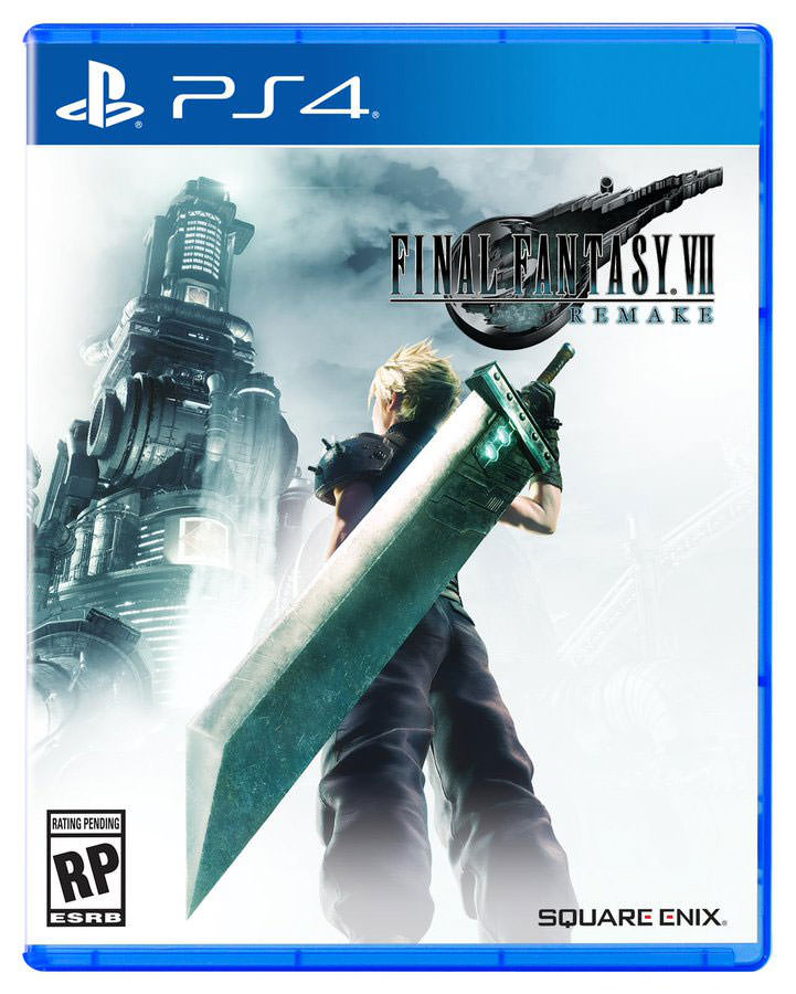 طرح روی جلد Final Fantasy VII Remake