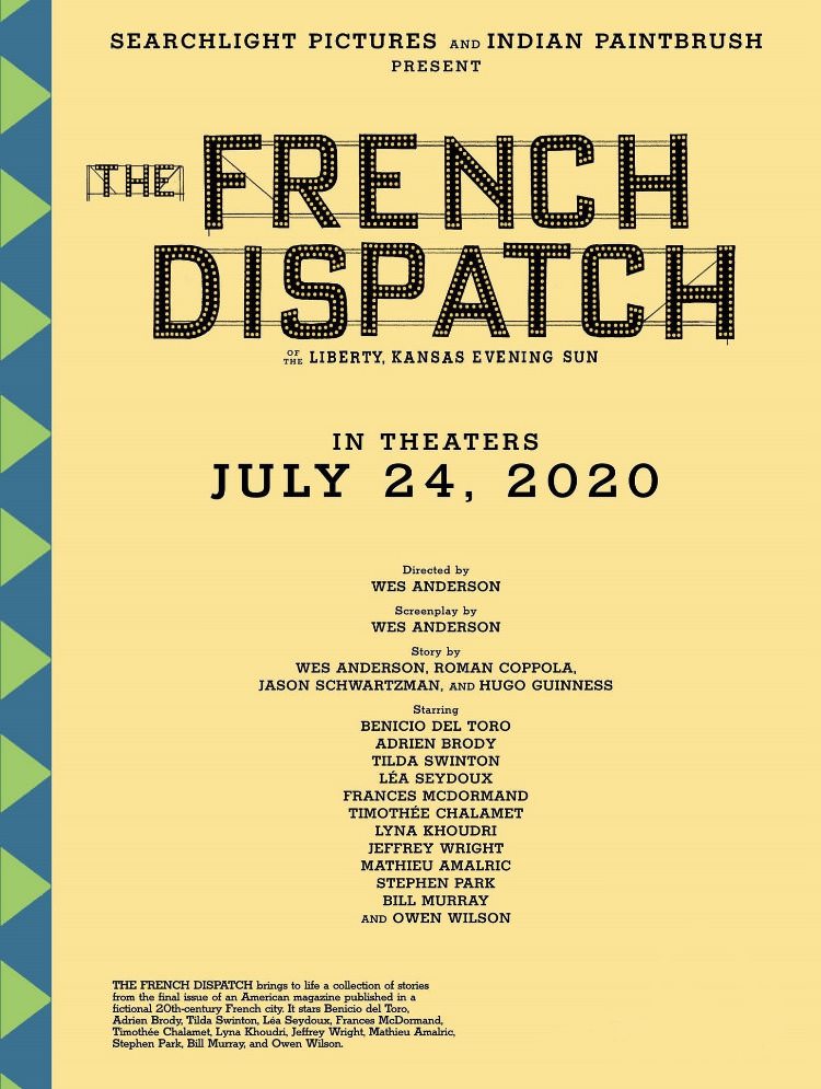 پوستر فیلم The French Dispatch