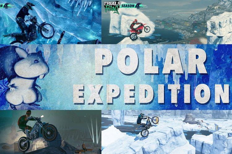 بسته الحاقی Polar Expedition بازی Trials Rising پنج پیست زمستانی به بازی اضافه کرد