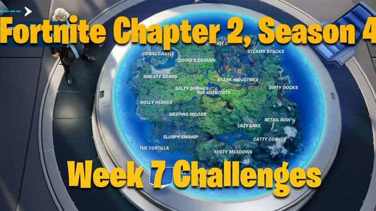 چالش های هفته هفتم از فصل چهارم فورتنایت چپتر 2