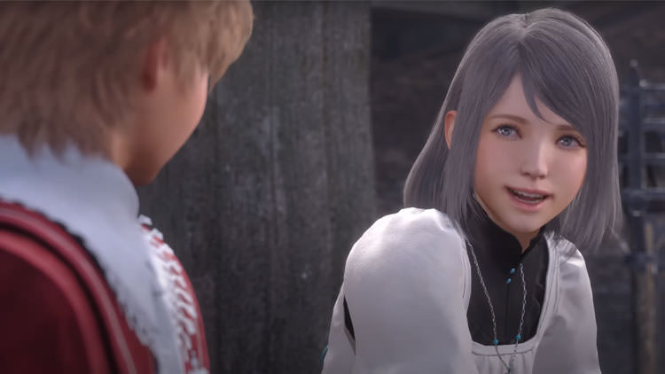 صحبت دخترک مو سفید با جاشوآ در Final Fantasy 16
