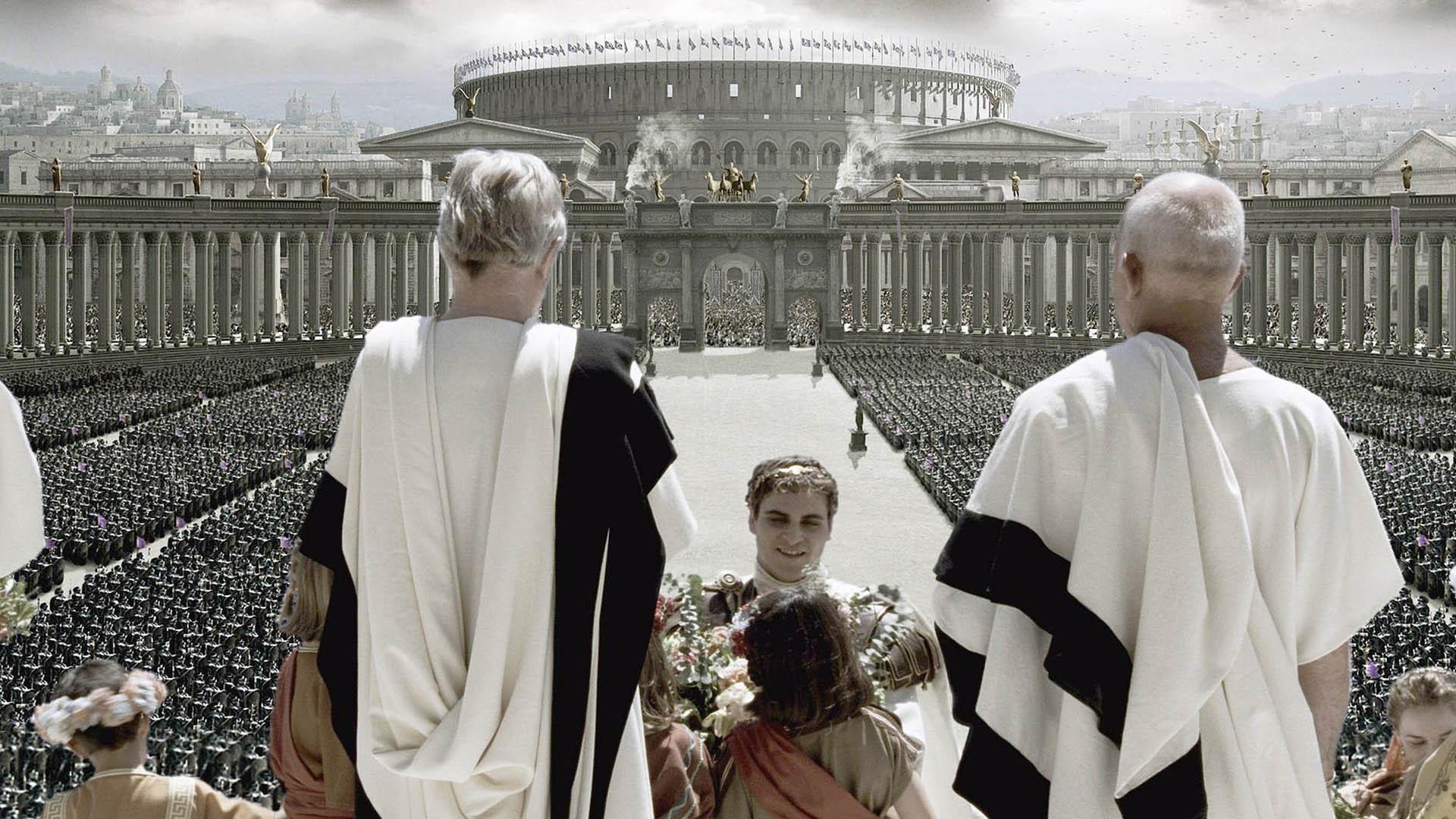 نمایی از شهر رم و کولوسئوم در فیلم gladiator با حضور واکین فینیکس
