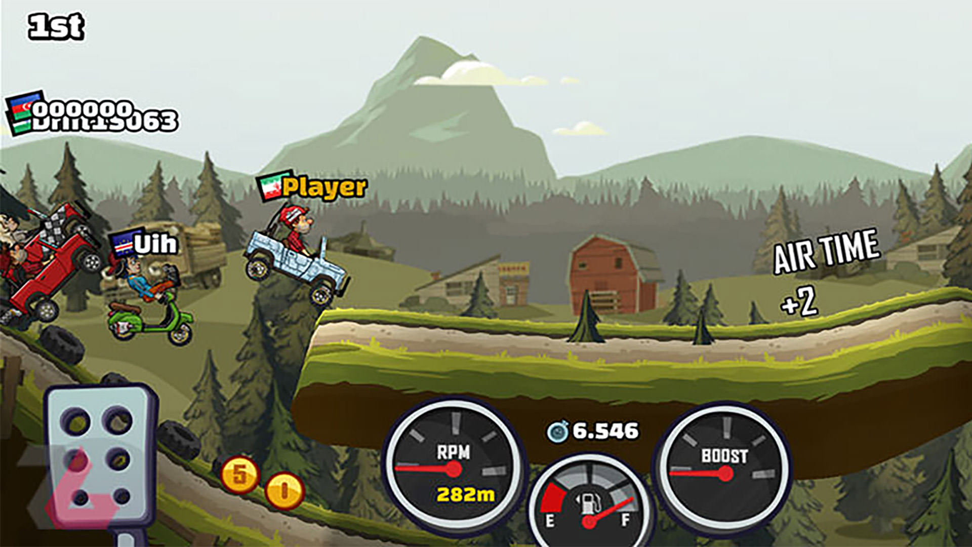بازی اندروید Hill Climb Racing 2