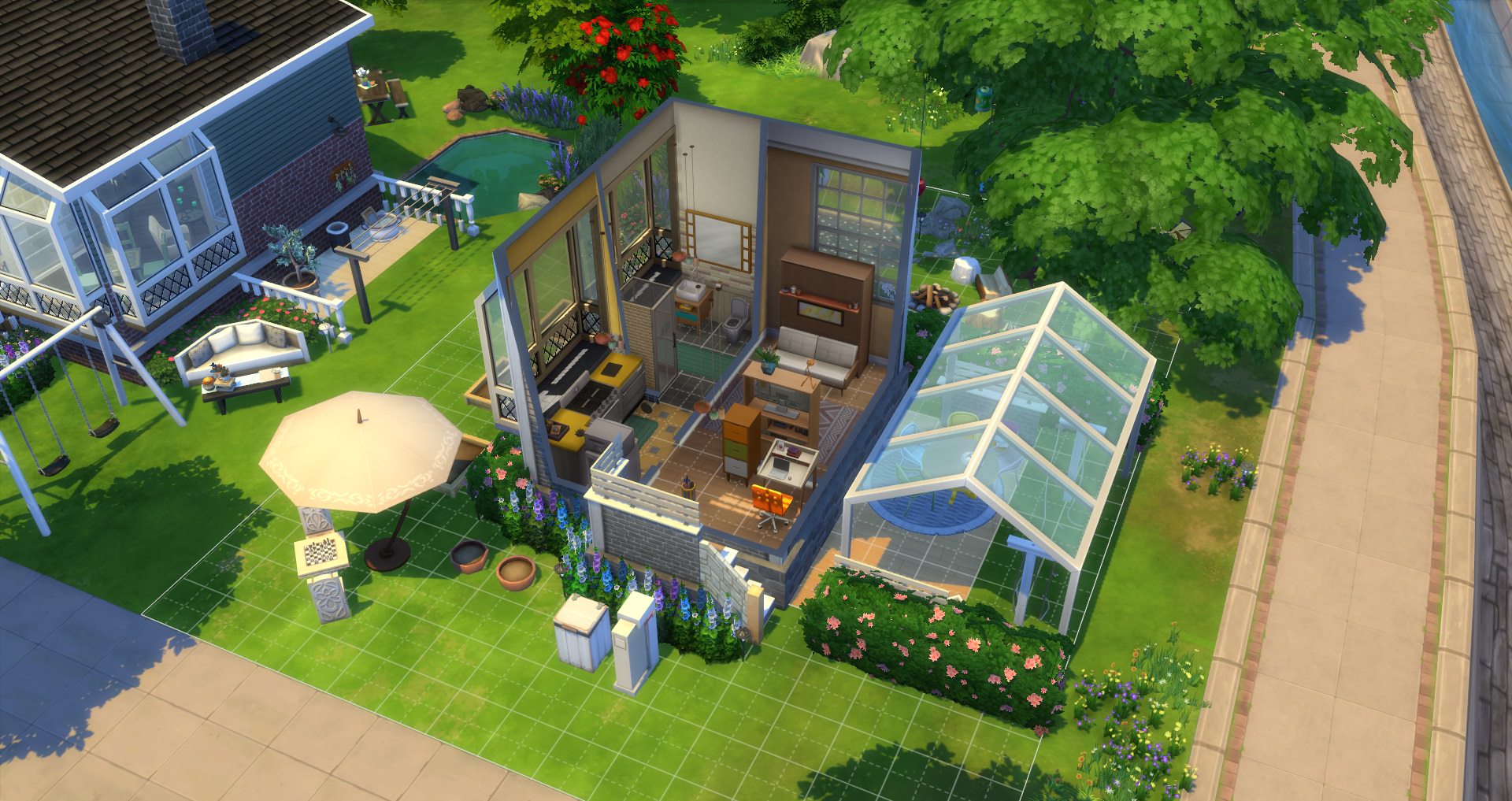 محیط بازی sims با مدلسازی سه بعدی وسائل درون خانه