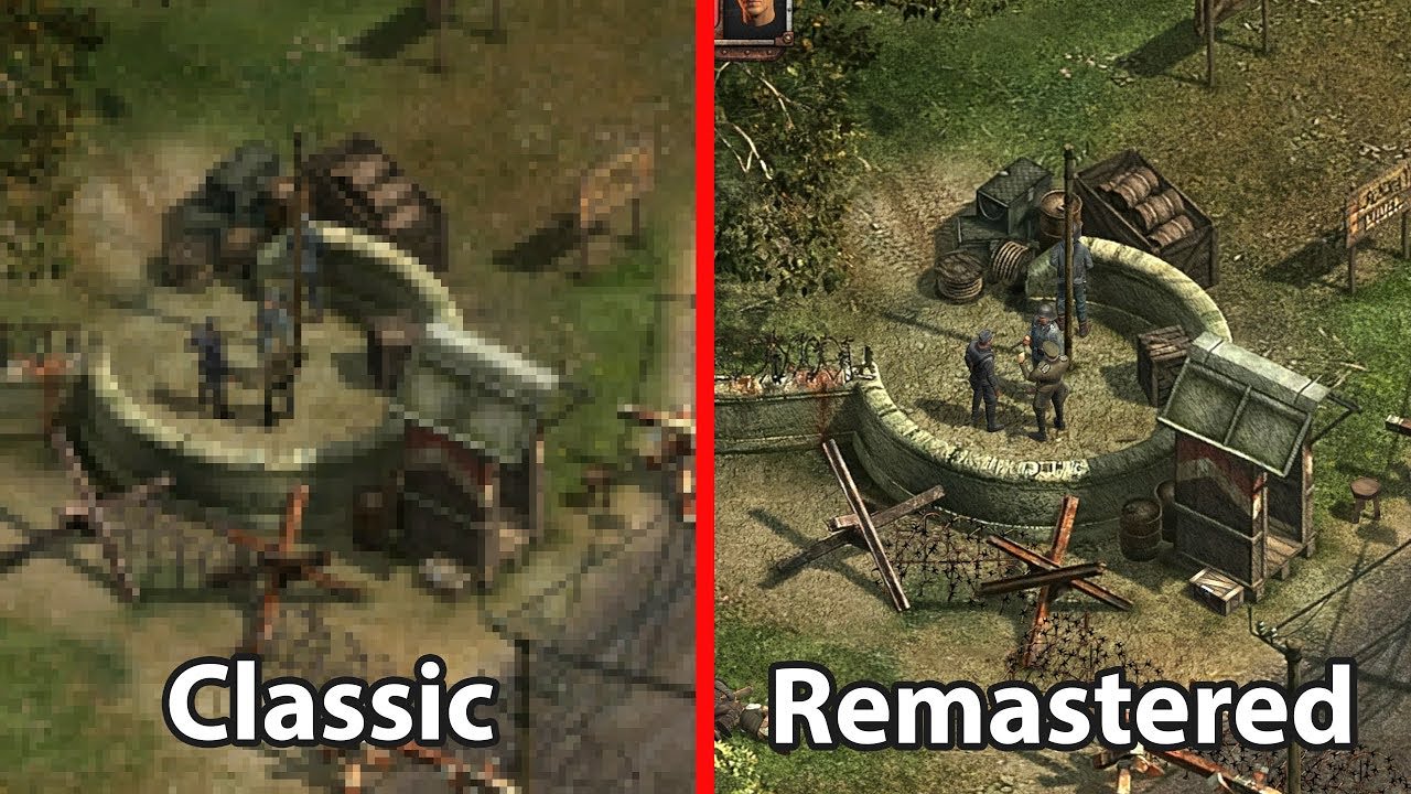 مقایسه نسخه کلاسیک و ریمستر بازی commandos 2