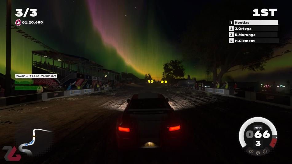 رانندگی در شب و جلوه زیبای آن در DiRT 5