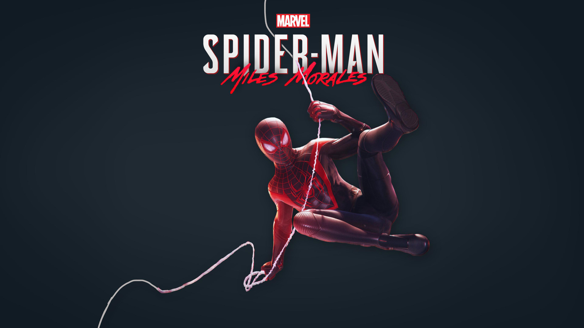 مایلز مورالز در حال تاب خوردن در بازی Marvel’s Spider-Man: Miles Morales 