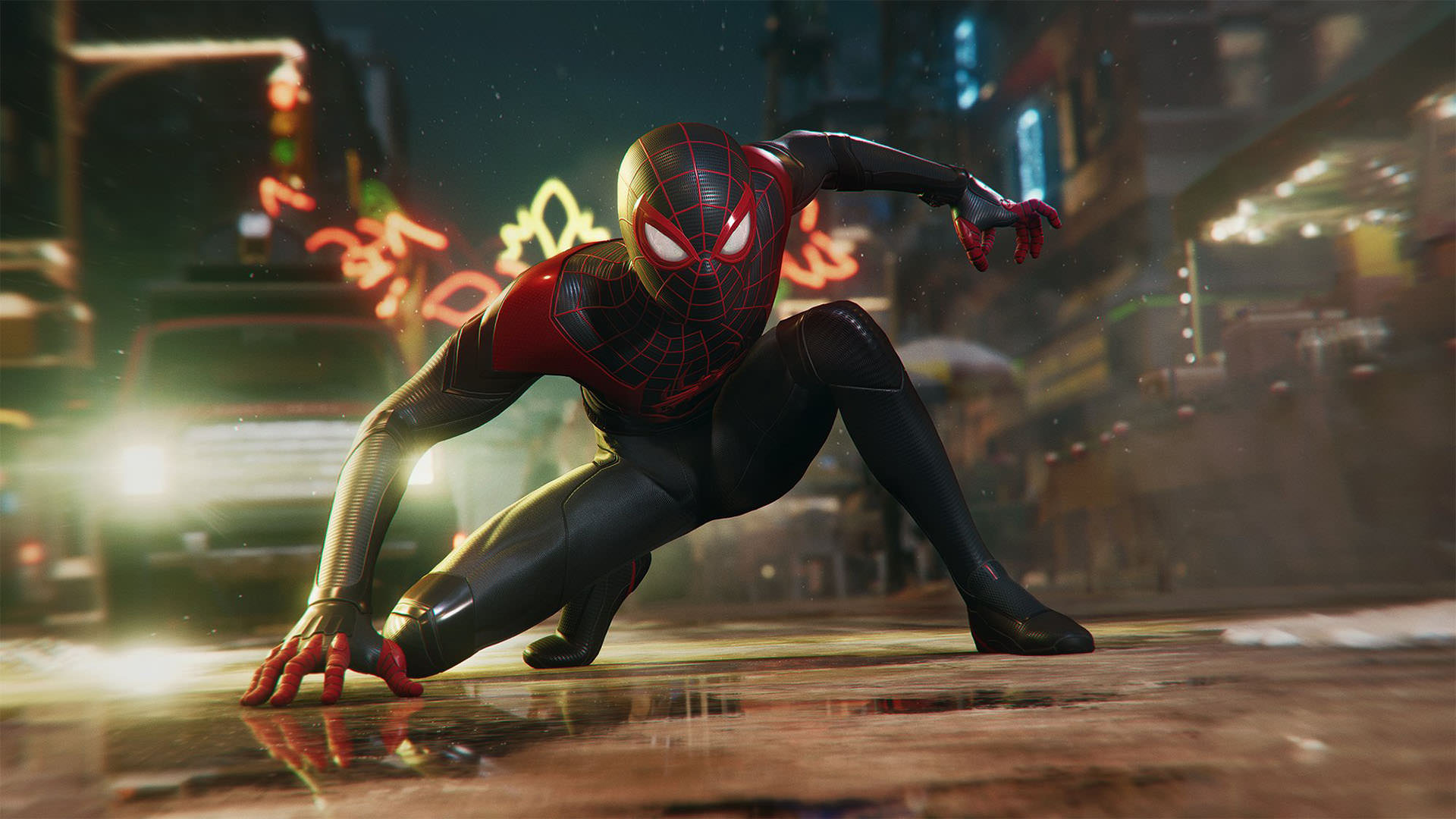 اسپایدرمن در خیابان‌های بازی Spider-Man Miles Morales