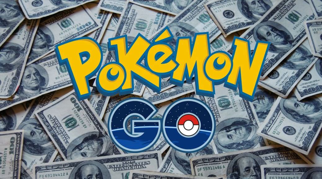 لوگو بازی Pokemon GO با پس زمینه دلار