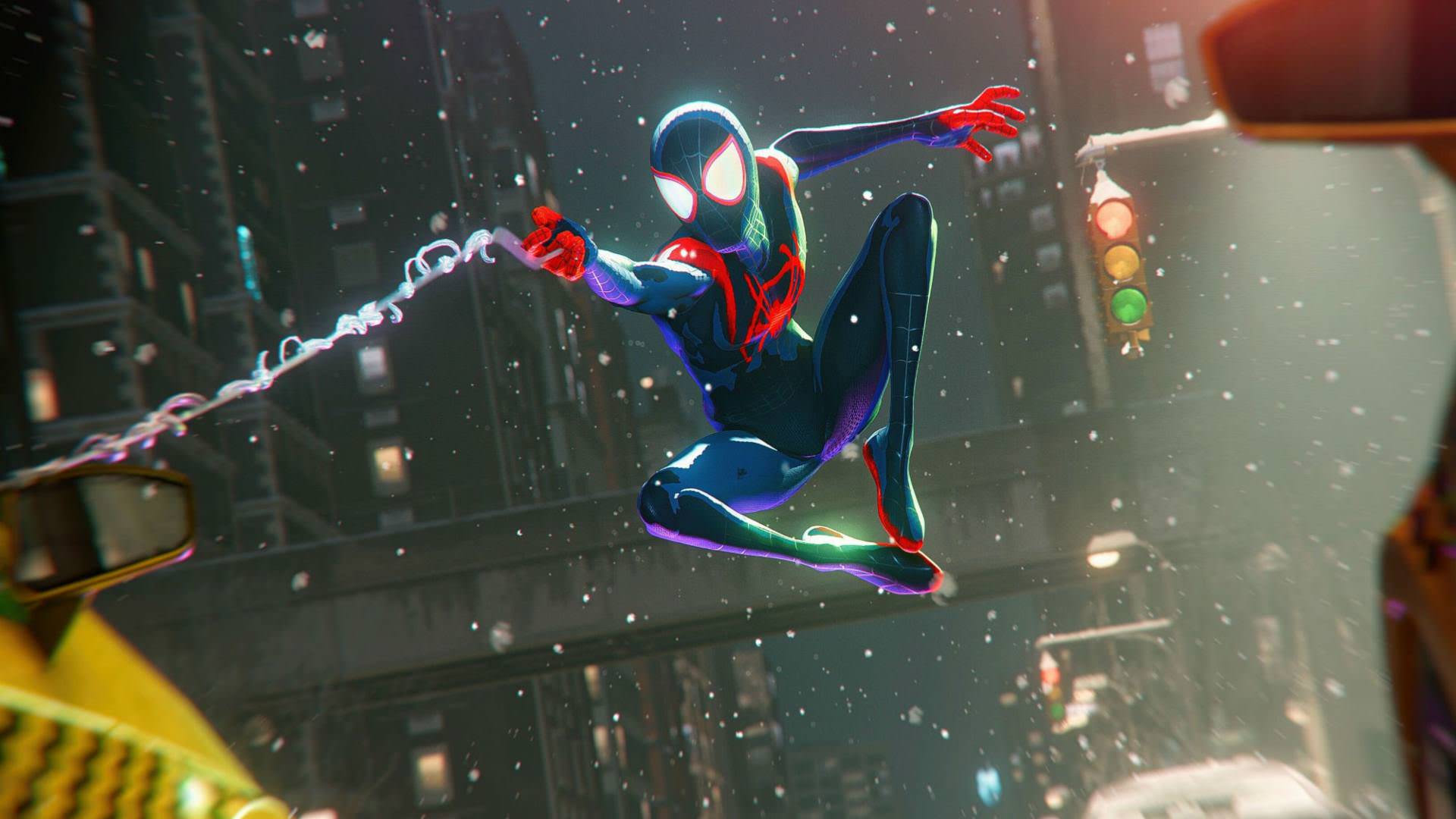 لباس انیمیشن اسپایدرورس در بازی Spider-Man Miles Morales