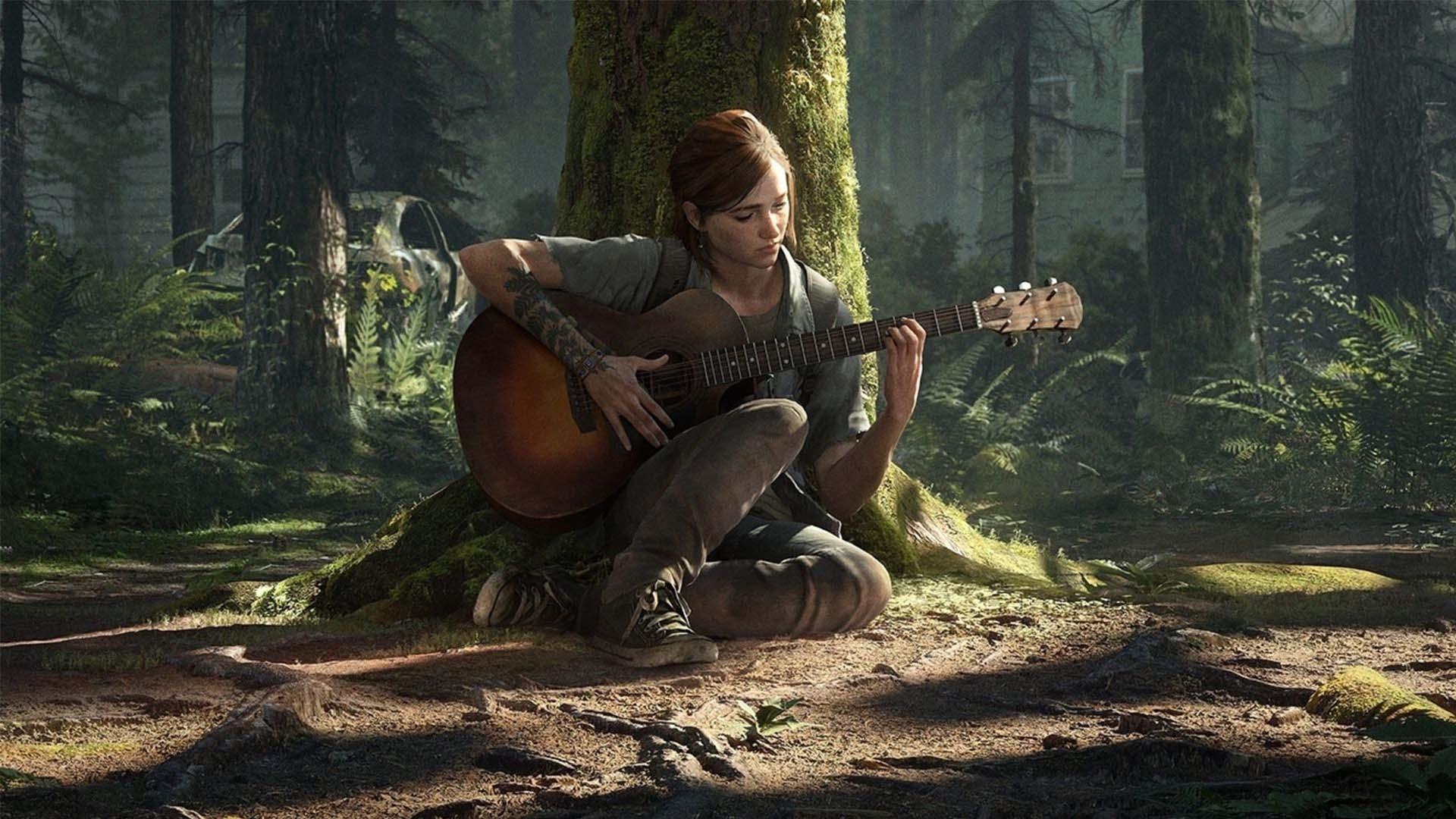 گیتار زدن الی در بازی The Last of Us 2