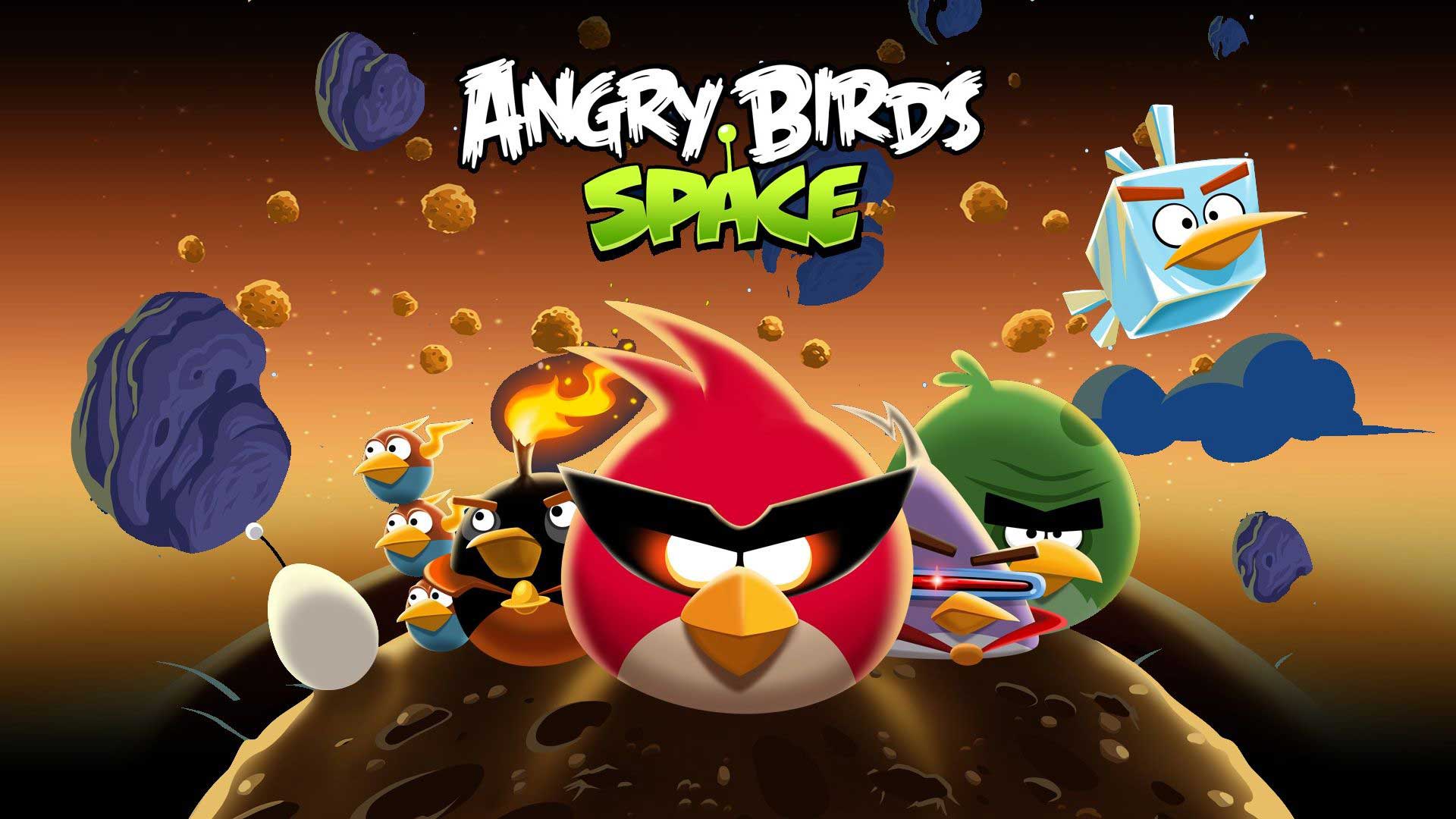 پرندگان خشمگین در بازی Angry Birds Space