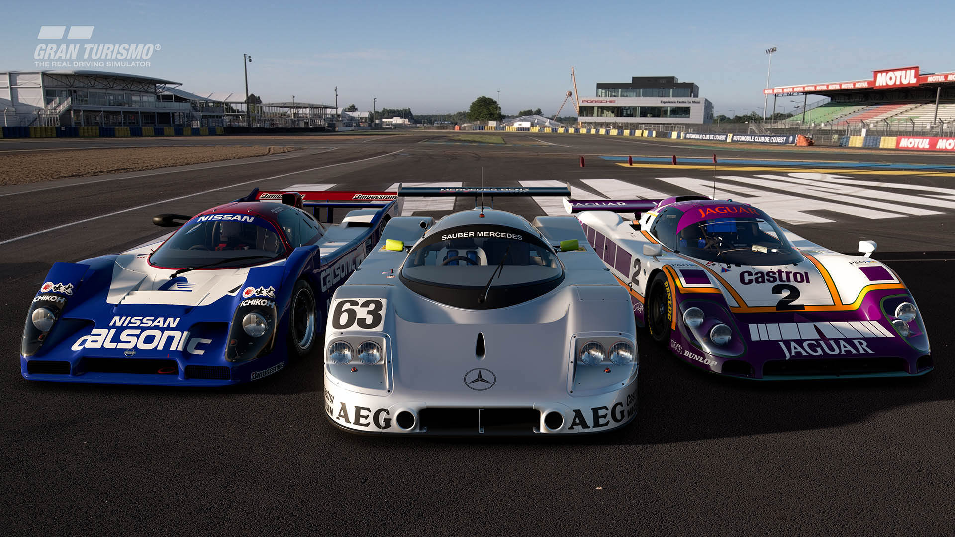 ماشین‌های مسابقه‌ای در کنار هم در Gran Turismo 7