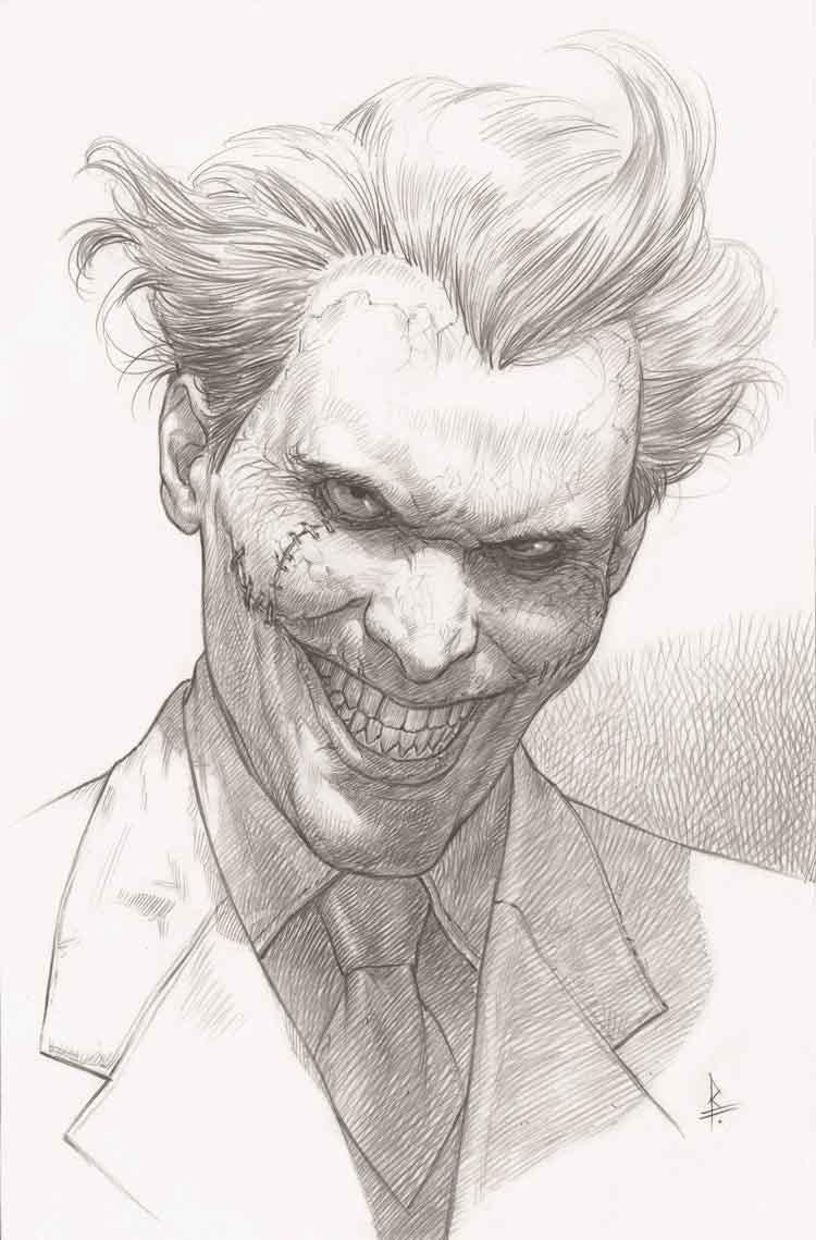 طراحی چهره جوکر در سری کتاب کمیک The Joker