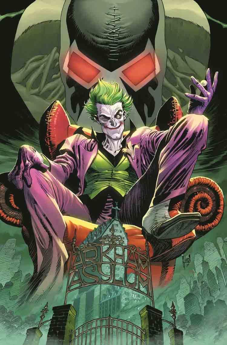 جوکر و شخصیت بین بر روی جلد سری کتاب کمیک The Joker