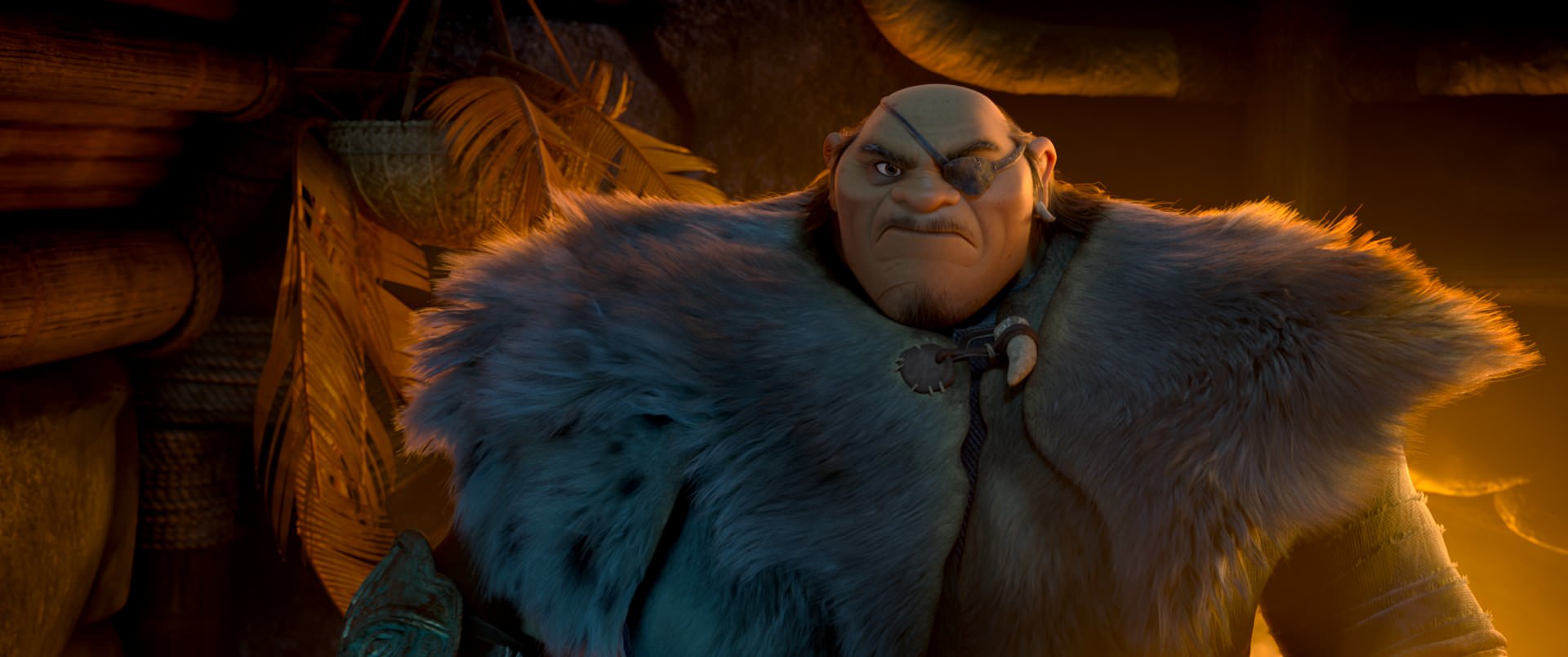 مرد بزرگ و ترسناک در انیمیشن جدید دیزنی به اسم رایا و آخرین اژدها با لباس پشمی