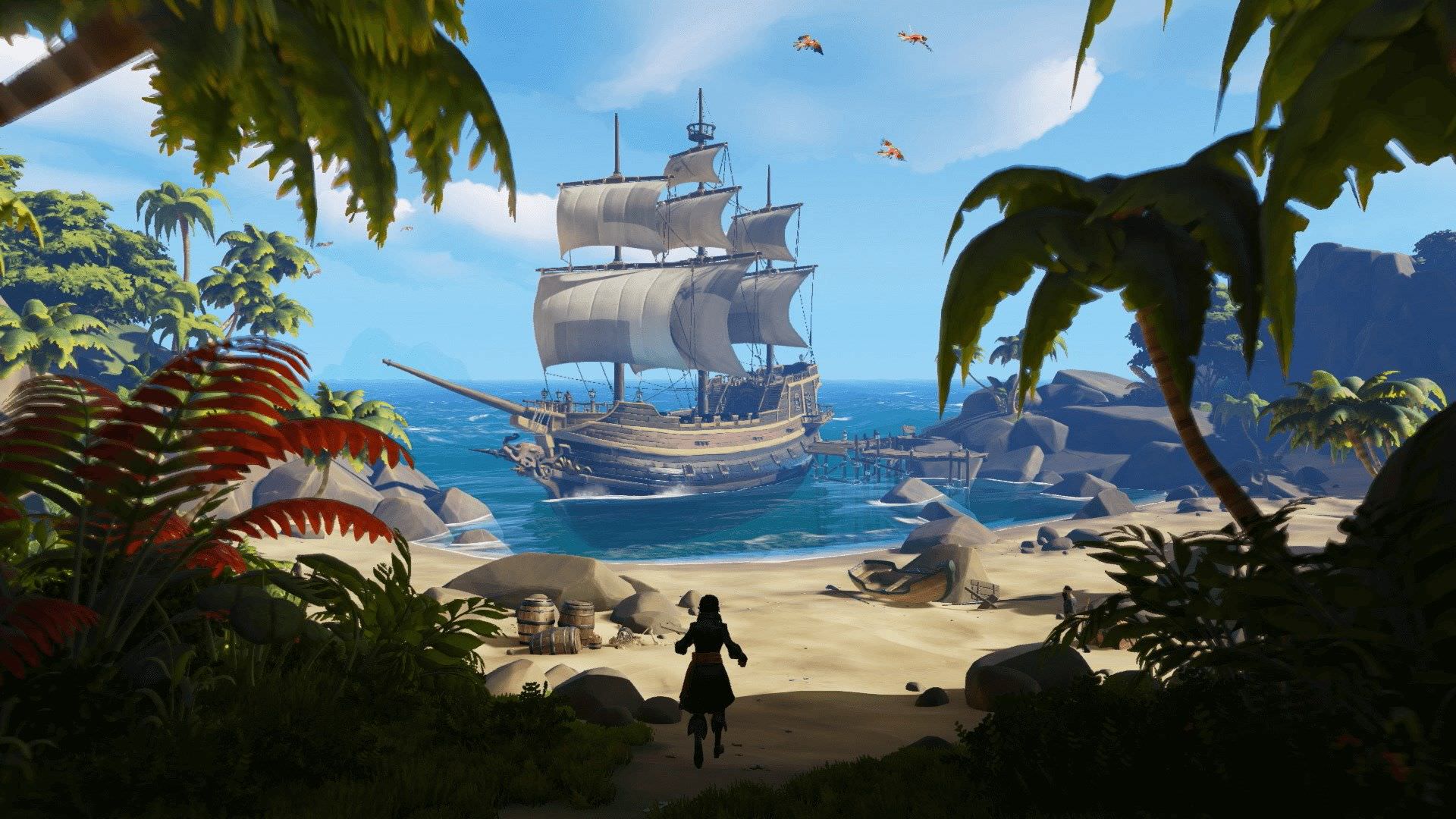 تصویر از محیط بازی Sea of Thieves
