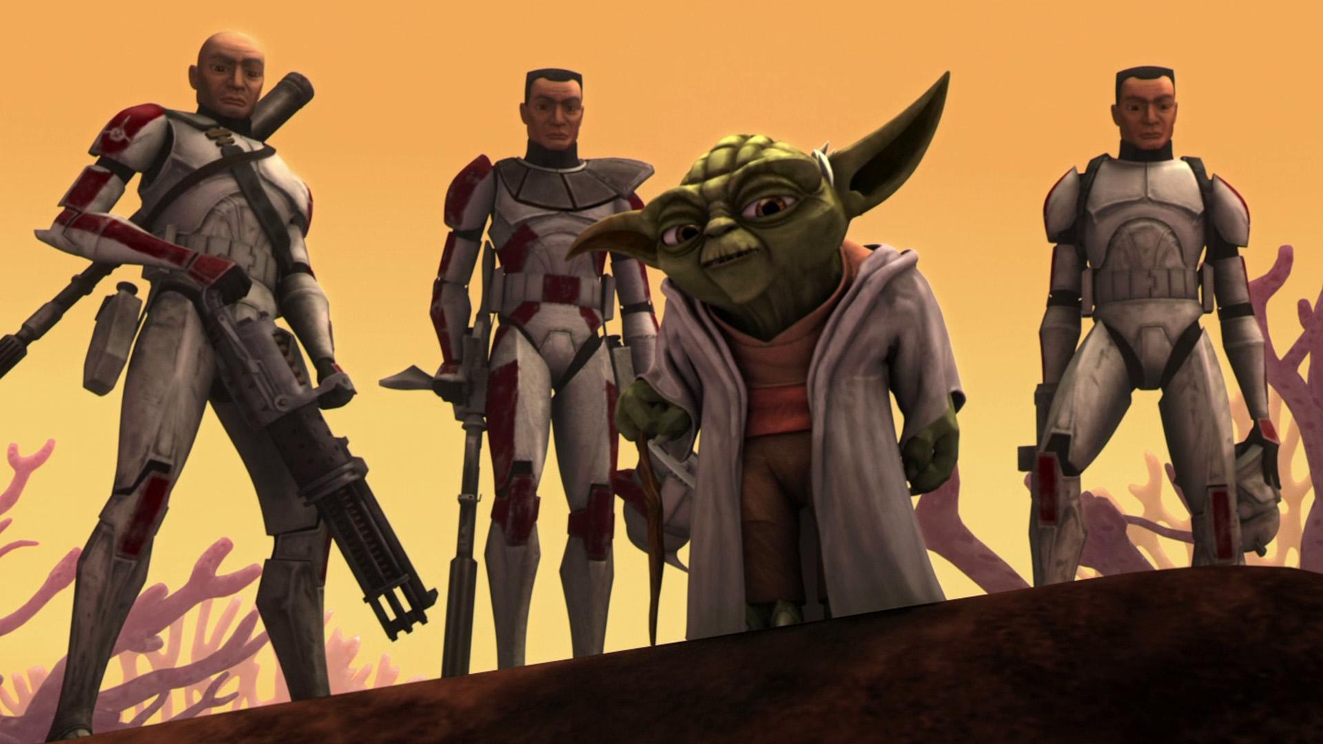 یودا در انیمیشن سریالی Star Wars: The Clone Wars