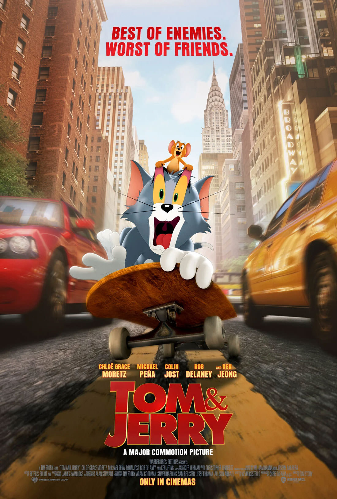 پوستر فیلم تام و جری 2021