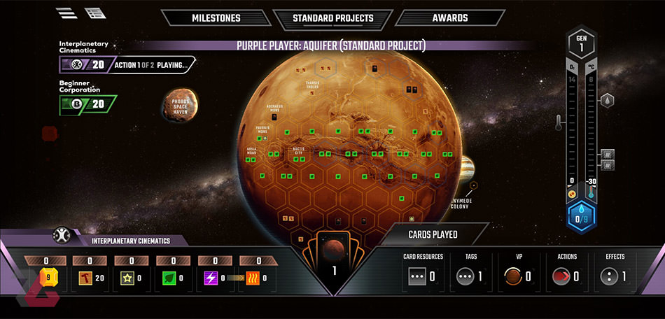 بازی موبایل terraforming mars