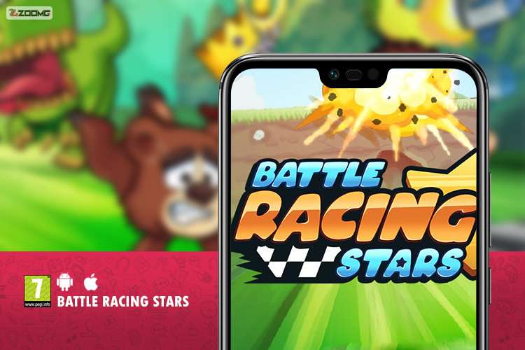 معرفی بازی ‎Battle Racing Stars: مسابقات ۴ نفره در دنیای Halfbrick