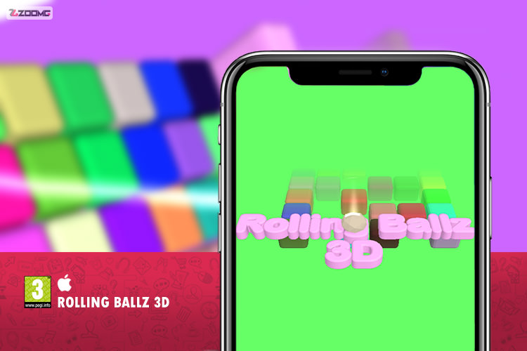 معرفی بازی Rolling Ballz 3D: هدایت توپ‌های رنگی