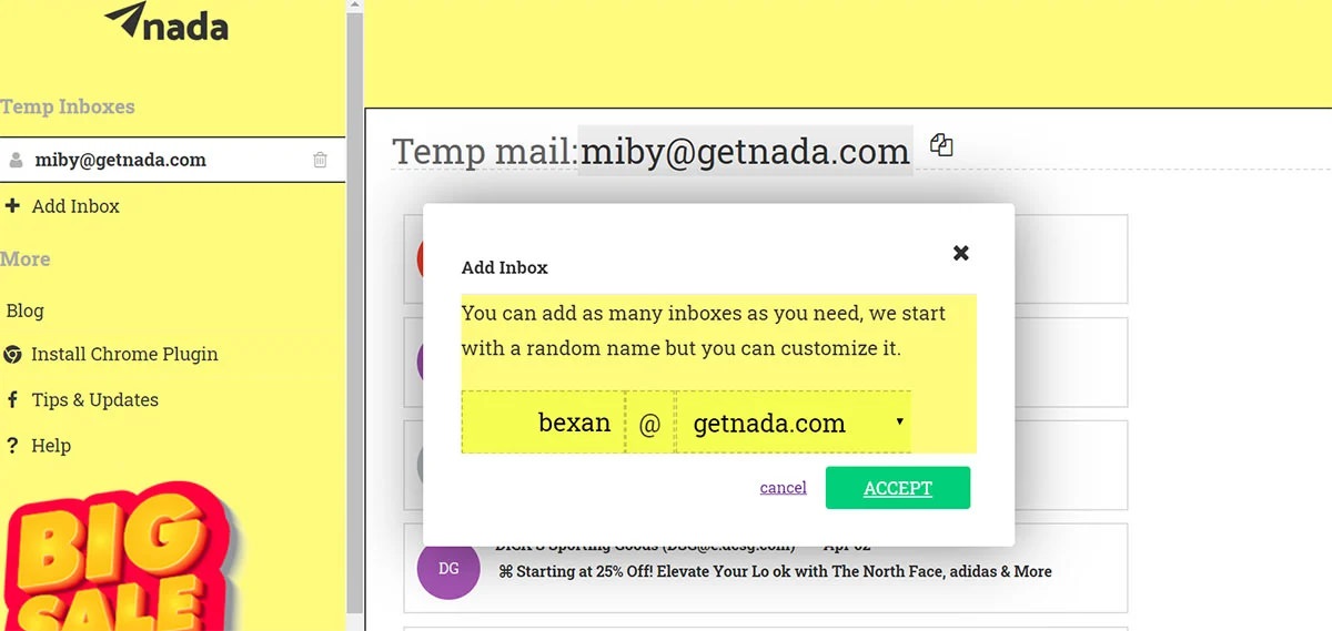  Airmail: ایمیل یکبار مصرف با آدرس تصادفی - مرحله دوم