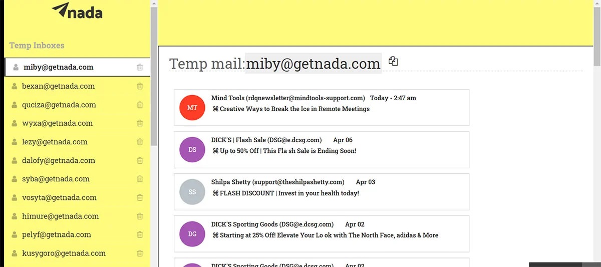  Airmail: ایمیل یکبار مصرف با آدرس تصادفی - مرحله سوم