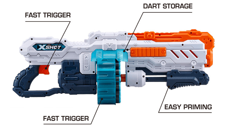 X-Shot Turbo Toy Gun