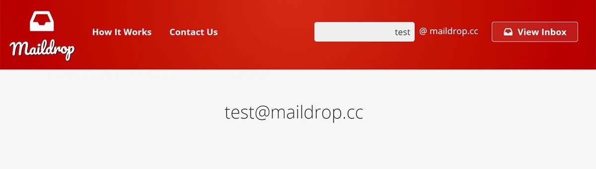 MailDrop، ساخت ایمیل موقت سریع