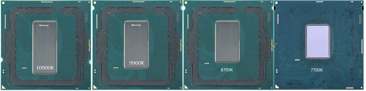 Intel Core-s Die Size Comparison