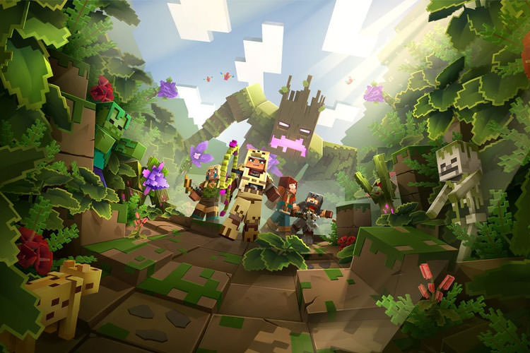 تاریخ انتشار بسته الحاقی Jungle Awakens بازی Minecraft Dungeons مشخص شد