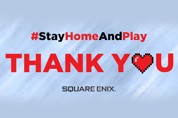 مبلغ ۲.۴ میلیون دلار توسط کمپین Stay Home & Play شرکت اسکوئر انیکس جمع‌آوری شد