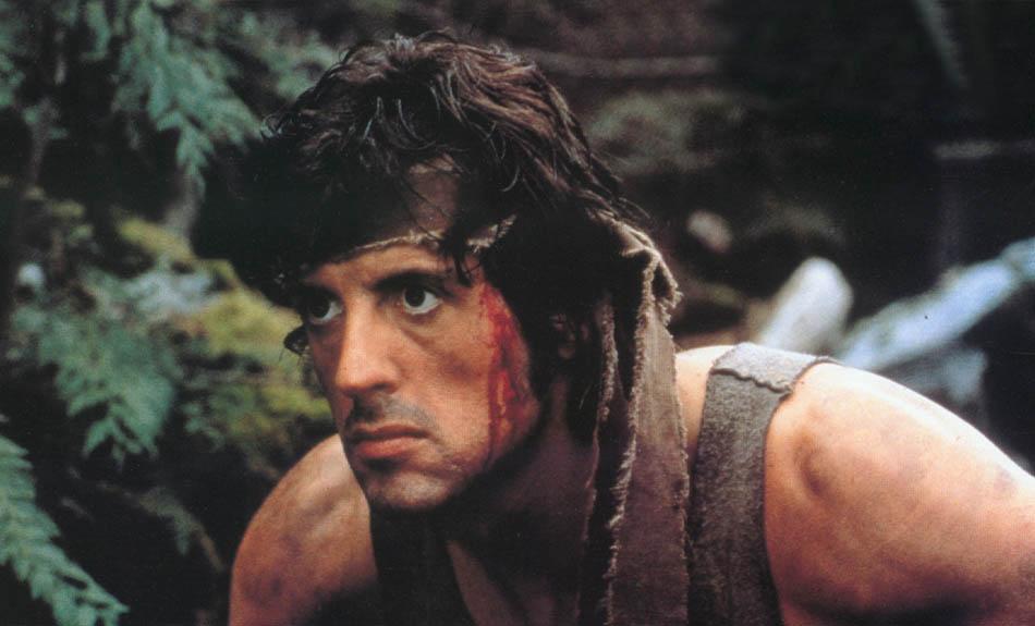 جان رامبو در فیلم First Blood از مجموعه‌ی سینمایی Rambo
