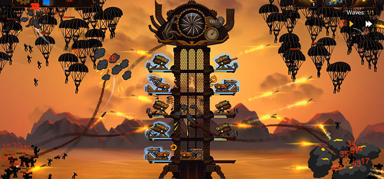 بازی موبایل Steampunk Tower 2