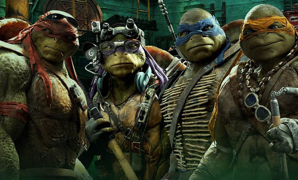 چهار شخصیت اصلی مجموعه‌ی سینمایی لاک‌پشت‌های نینجا