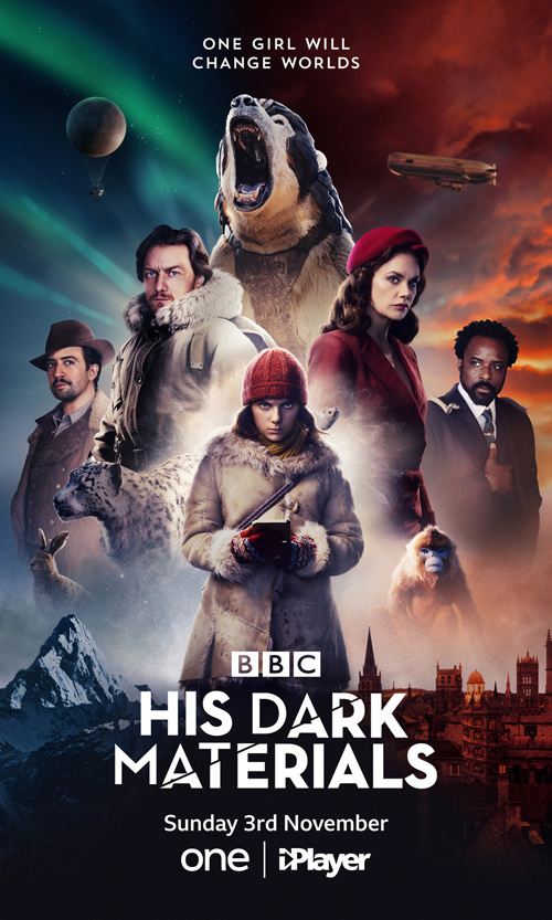 پوستر بریتانیایی سریال His Dark Materials