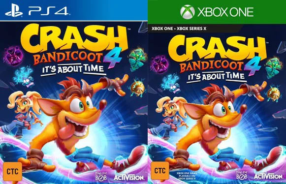 کاور بازی Crash Bandicoot 4