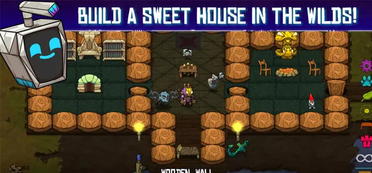ساختن خانه در محیط بازی Crashlands
