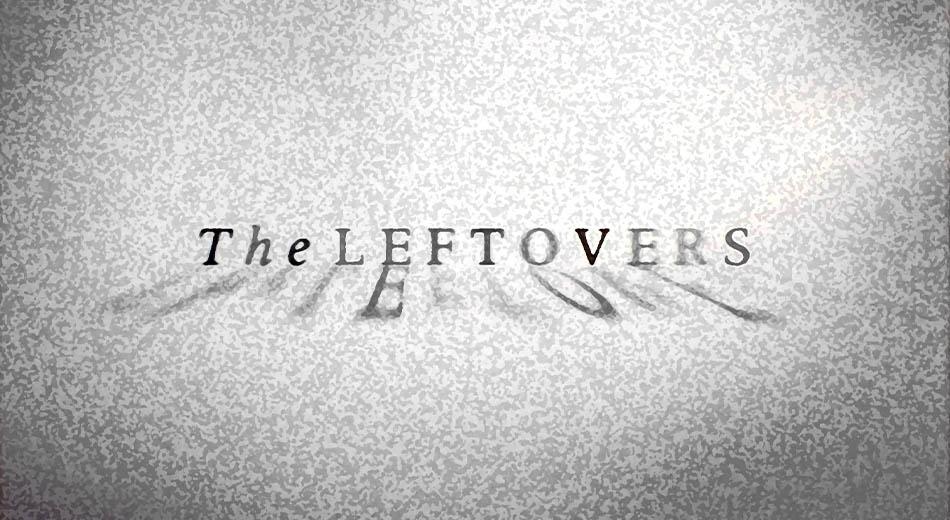 کاور سریال The leftovers با حروف مشکی در زمینه سفید