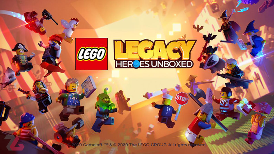 مجموعه ای از شخصیت های بازی لگو در LEGO Legacy: Heroes Unboxed