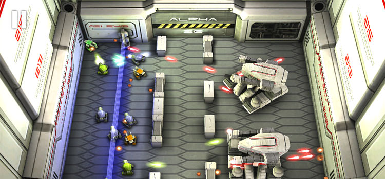 نابودی تانک‌ها و دوری از لیزرها در Tank Hero: Laser Wars