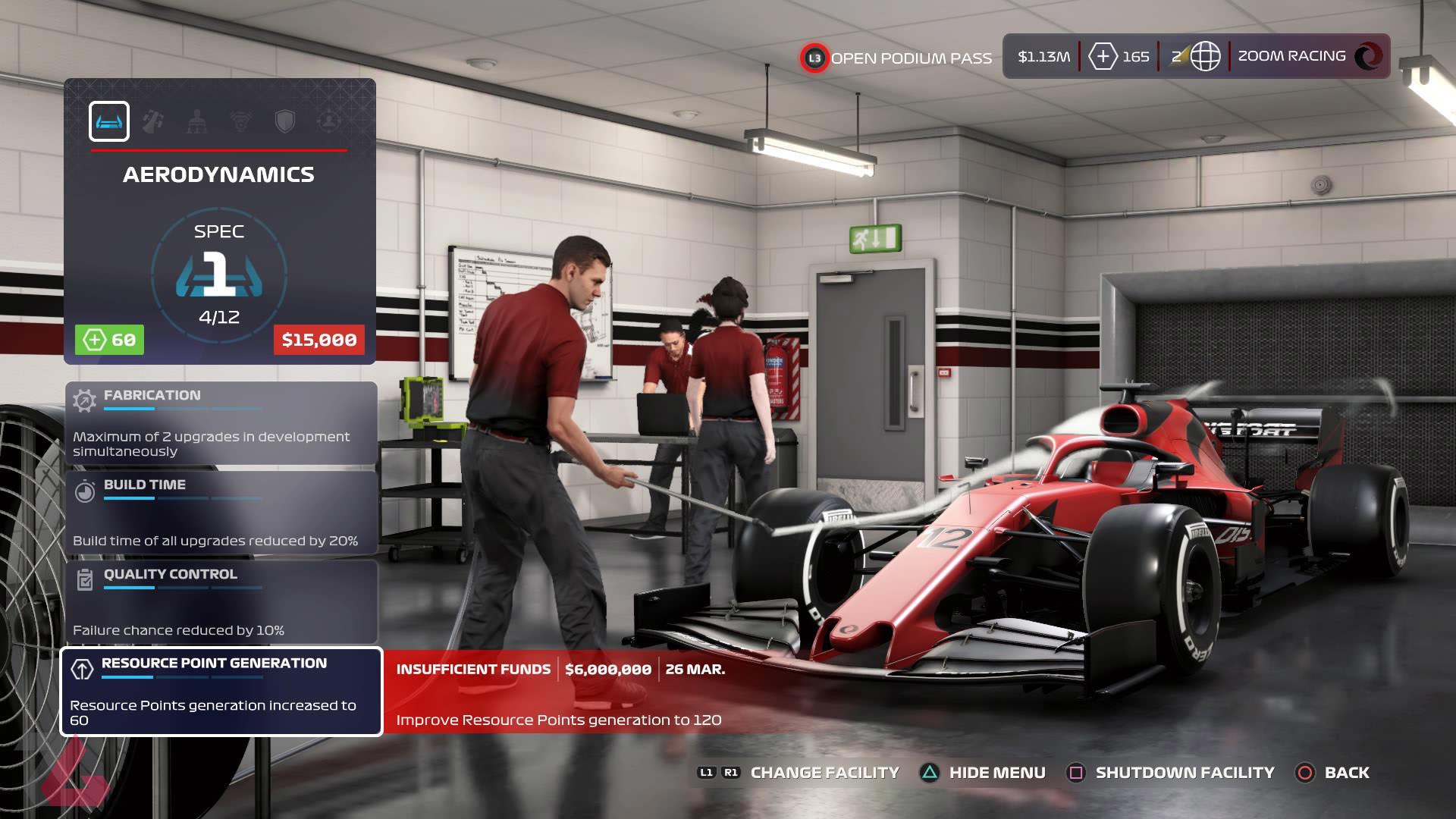قسمت شخصی سازی ماشین در بازی F1 2020