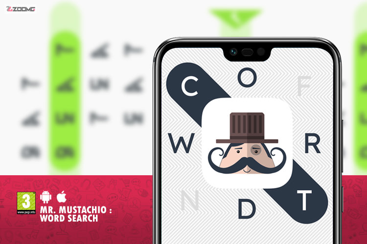معرفی بازی موبایل Mr. Mustachio : Word Search؛ بازی با کلمه‌ها