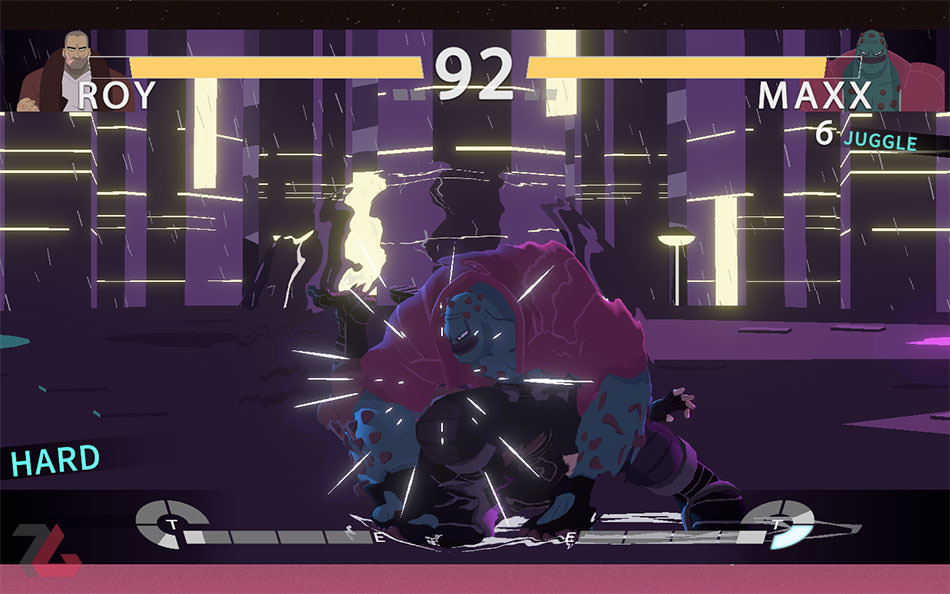 استفاده از کامند گرب با کاراکتر مکس در بازی Punch Planet